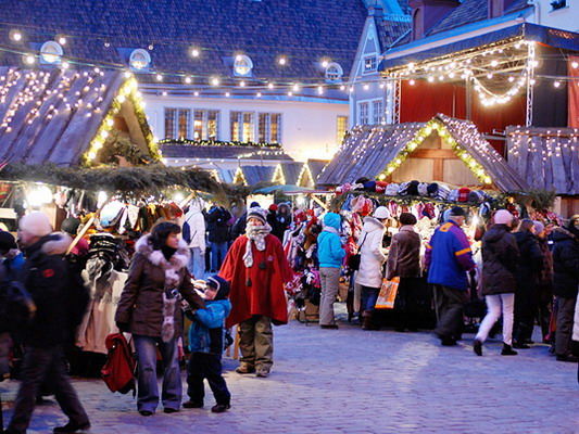 Празднование Нового года в Таллине