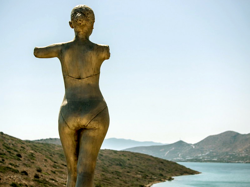 остров Крит вид с возвышенности