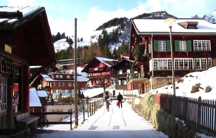 Мюррен, лучший горнолыжный курорт Швейцарии