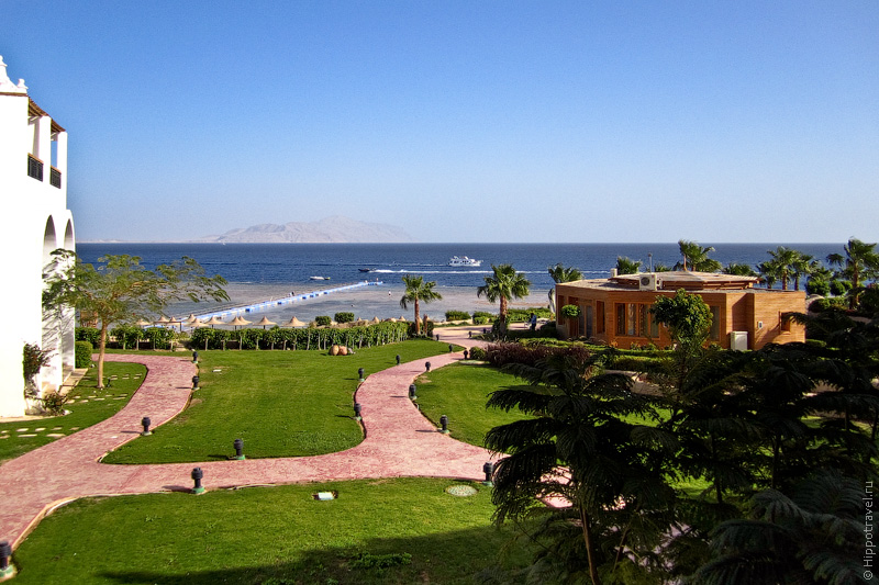 Египетский отель MELIA SHARM — вид на остров Тиран