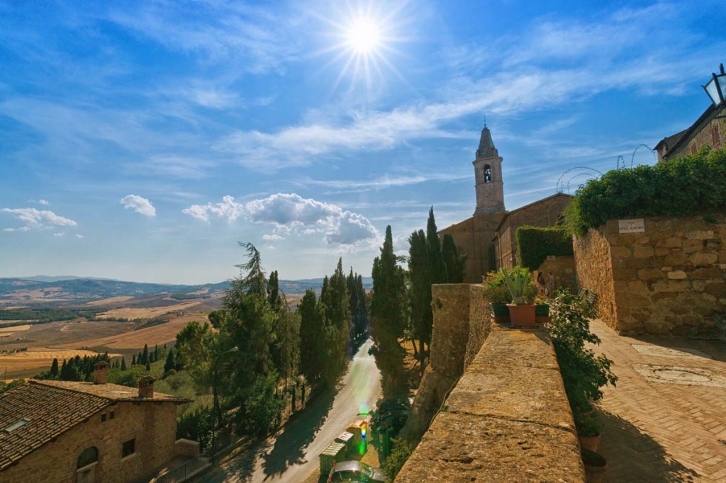 Pienza - View from City Wall