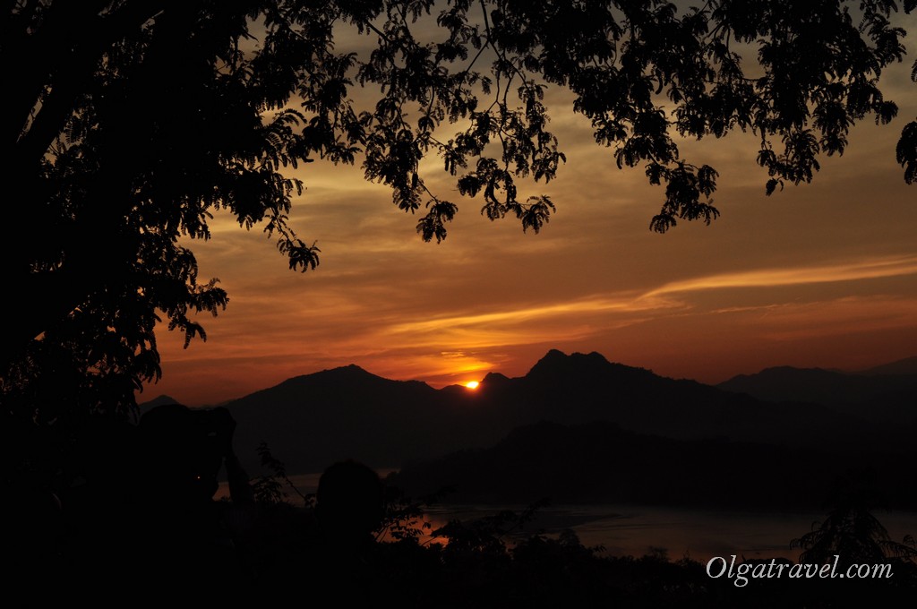 Лаос закаты