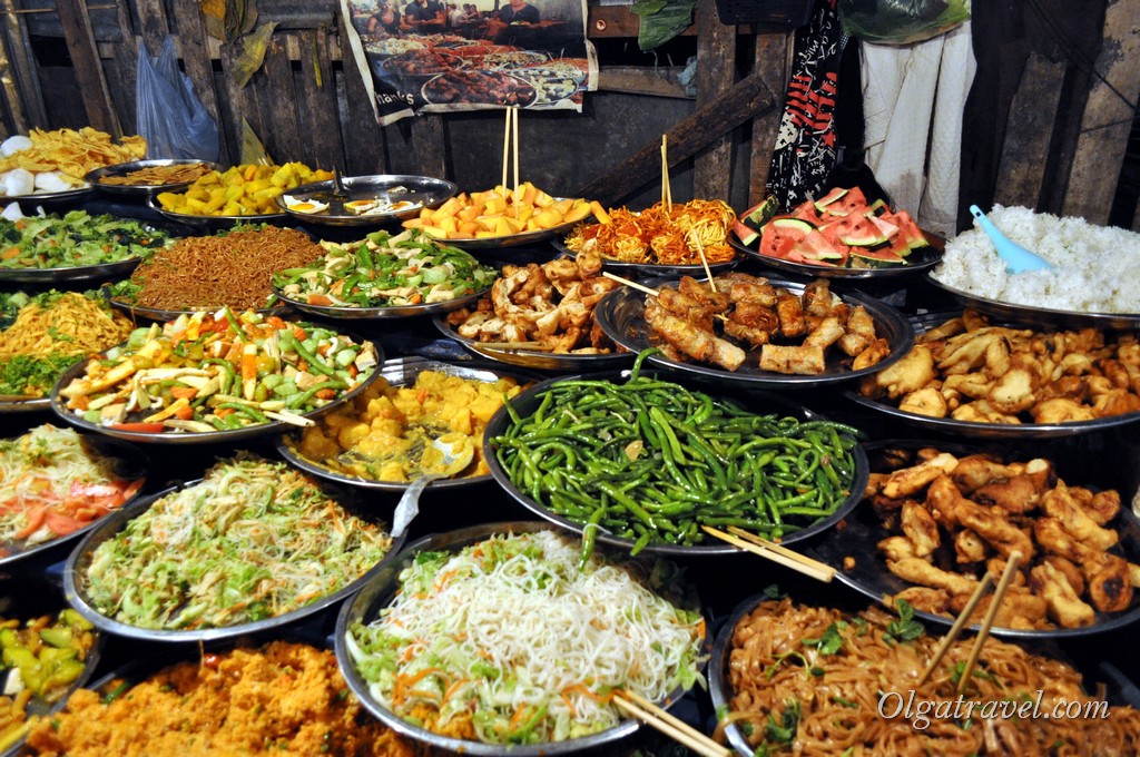 еда в Лаосе