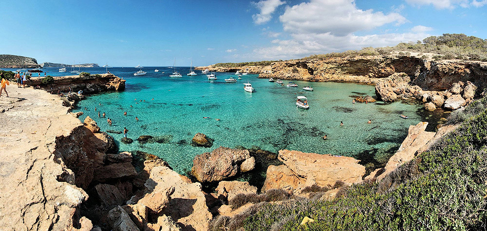 10 самых красивых пляжей Испании. Кала Комте