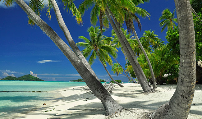 пляж таити