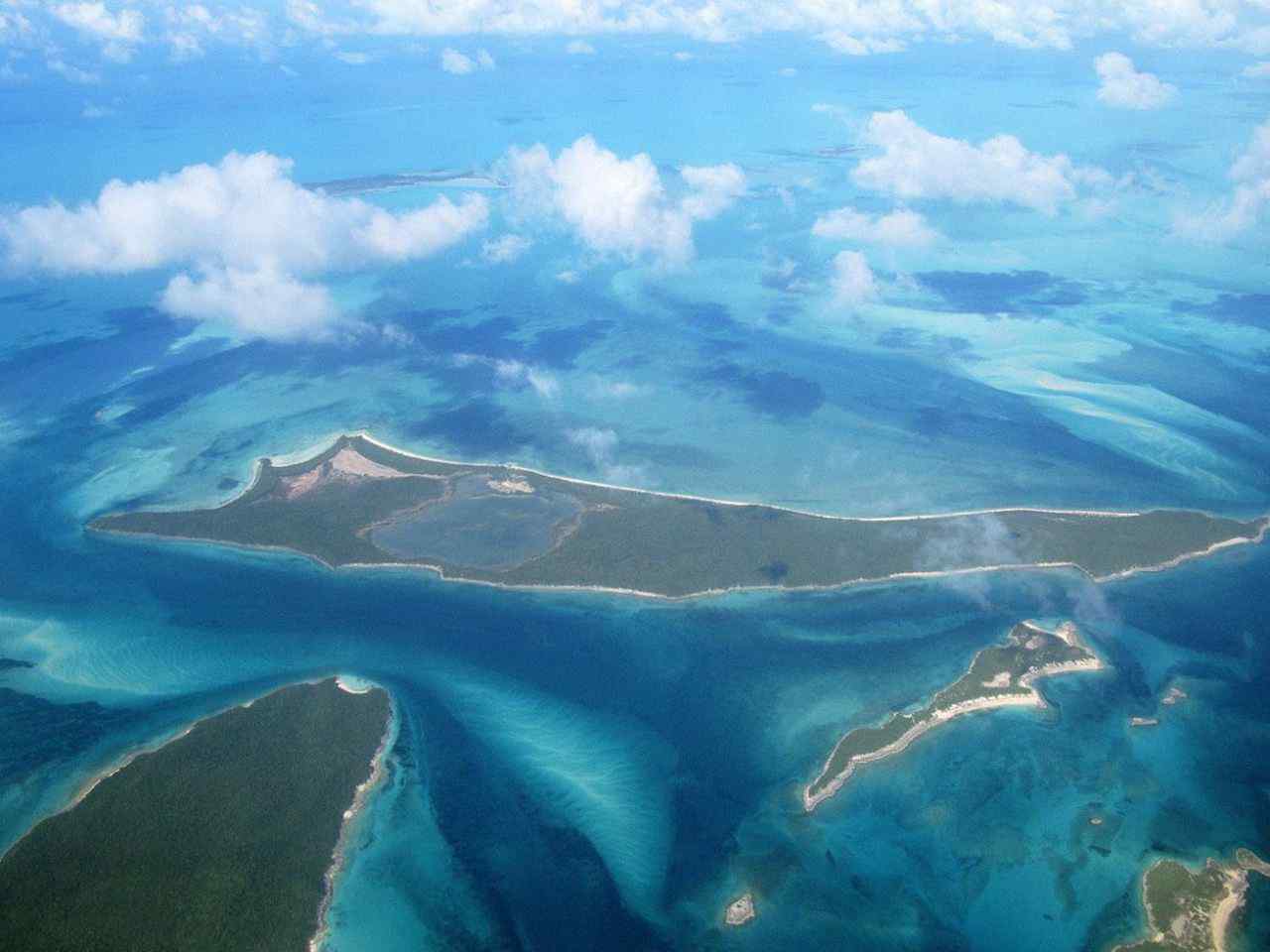 Багамские острова. С высоты птичьего полета