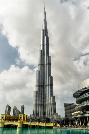 Фотографии Дубая (ОАЭ). Знаменитый небоскреб Burj Khalifa