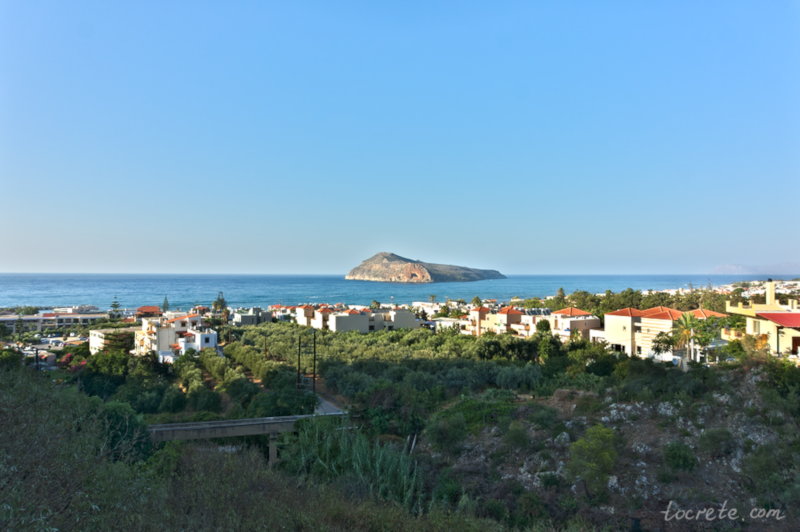 Крит сегодня 3 августа 2018. Платаньяс и вид на остров Агиос Теодорос