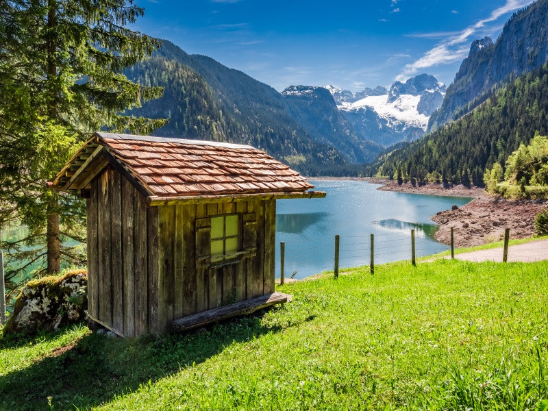 озера летом в Австрии
