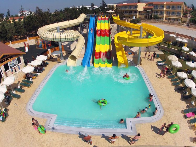 Отели Греции с водными горками - Gouves Waterpark Holiday Resort 4 звезды
