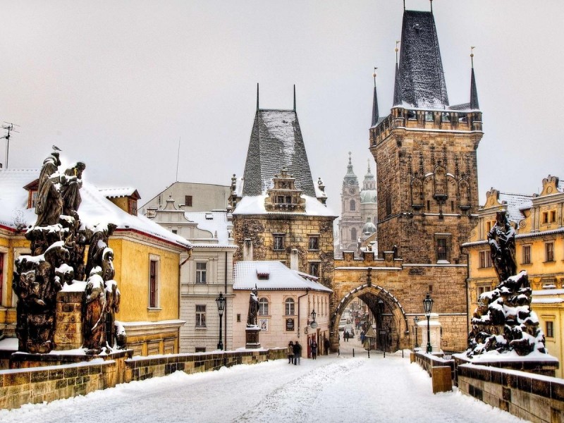 Новый Год в Праге - утро