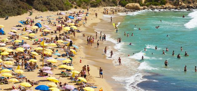 В августе на Мальте стоит жаркая и сухая погода