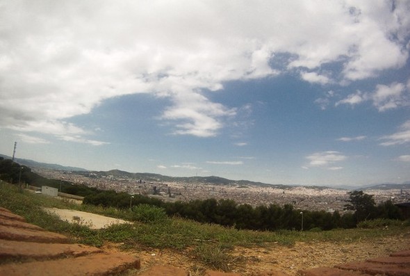 Вид на Барселону с горы Монжуик. Изображение № 5.