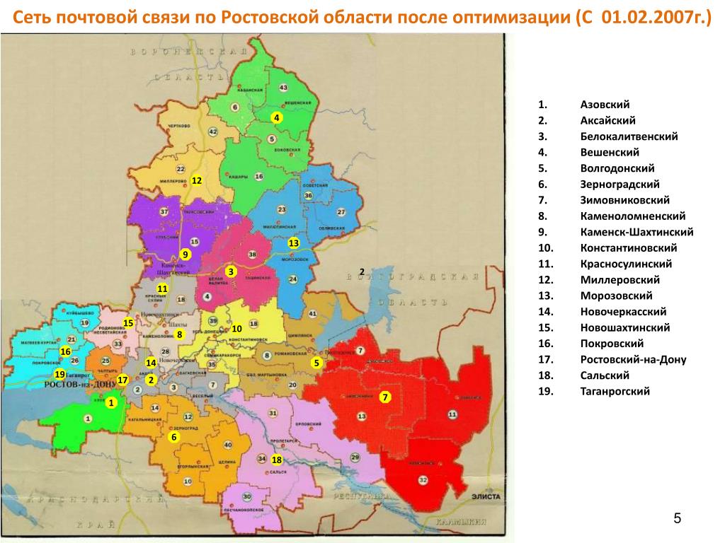 Октмо районов ростовской области