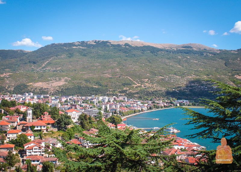 Вид на озеро Охрид