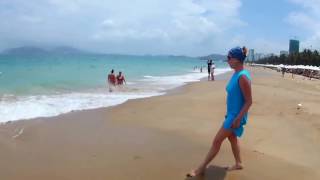 Нячанг Первые впечатления русских туристов во Вьетнаме Пляж и море в марте 2 серия