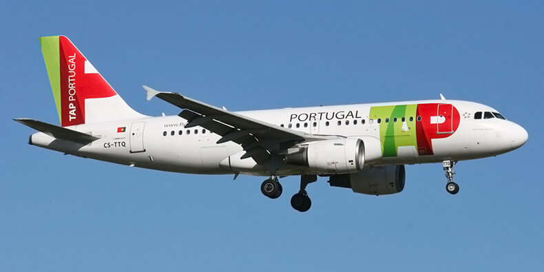 Самолет Tap Portugal
