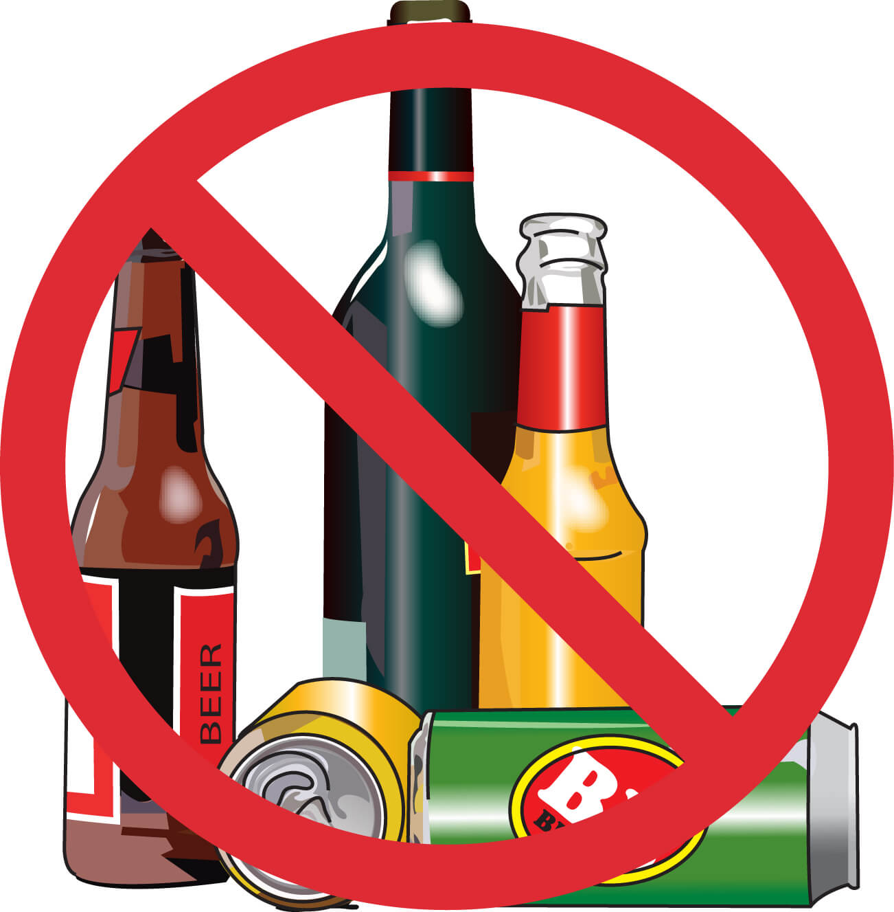 Нельзя пить алкоголь на улицах или в общественных местах