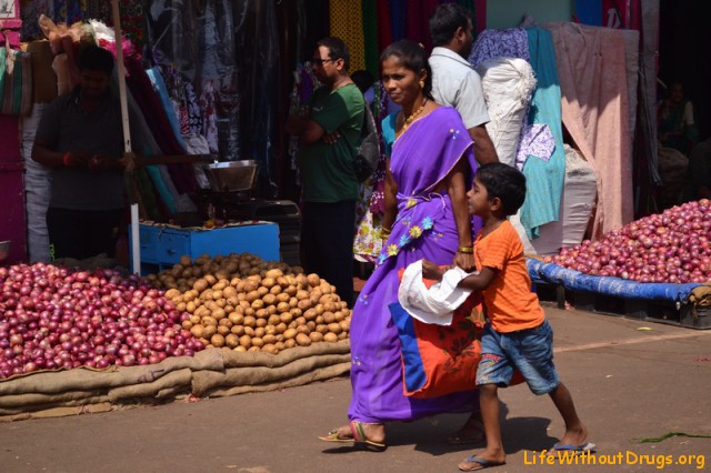 Индийский рынок, фото