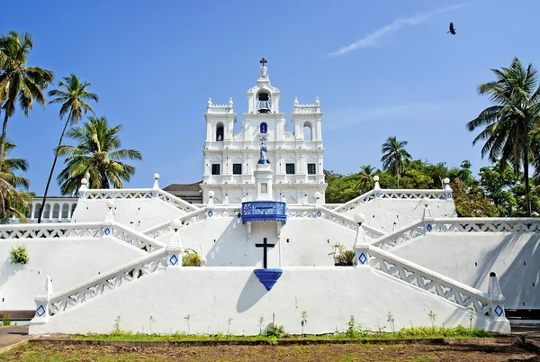Церковь непорочного зачатия Мэри в Панаджи Гоа Индия — стоковое фото