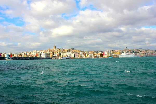 Красивый вид на море в Турции — стоковое фото