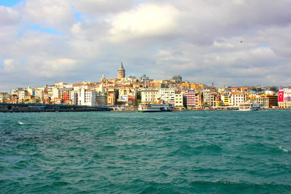 Красивый вид на море в Турции — стоковое фото