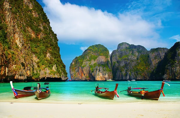 Тропический пляж, Майя Бэй, Таиланд — стоковое фото