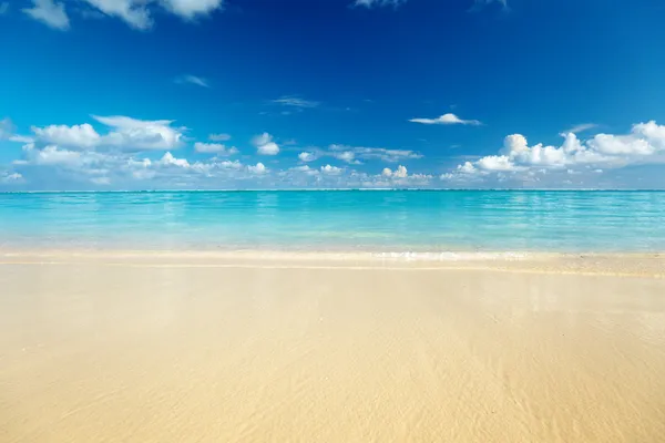 Песок пляжа Карибского моря — стоковое фото