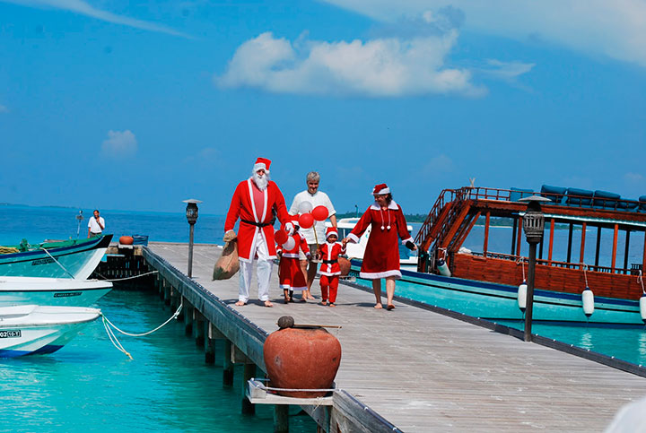 Мальдивы в январе – такой вот местный дед Мороз